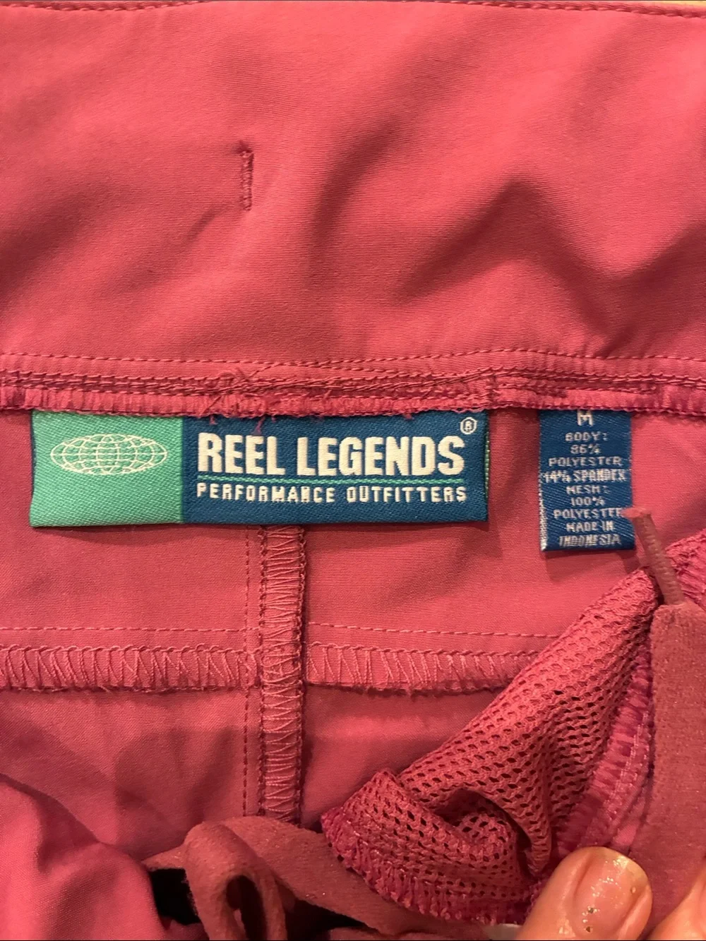 Reel Legends Women's Athletic Shorts — Dusty Rose